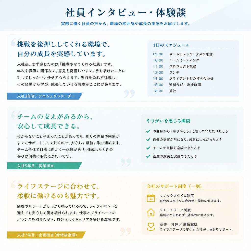 4. 社員の声